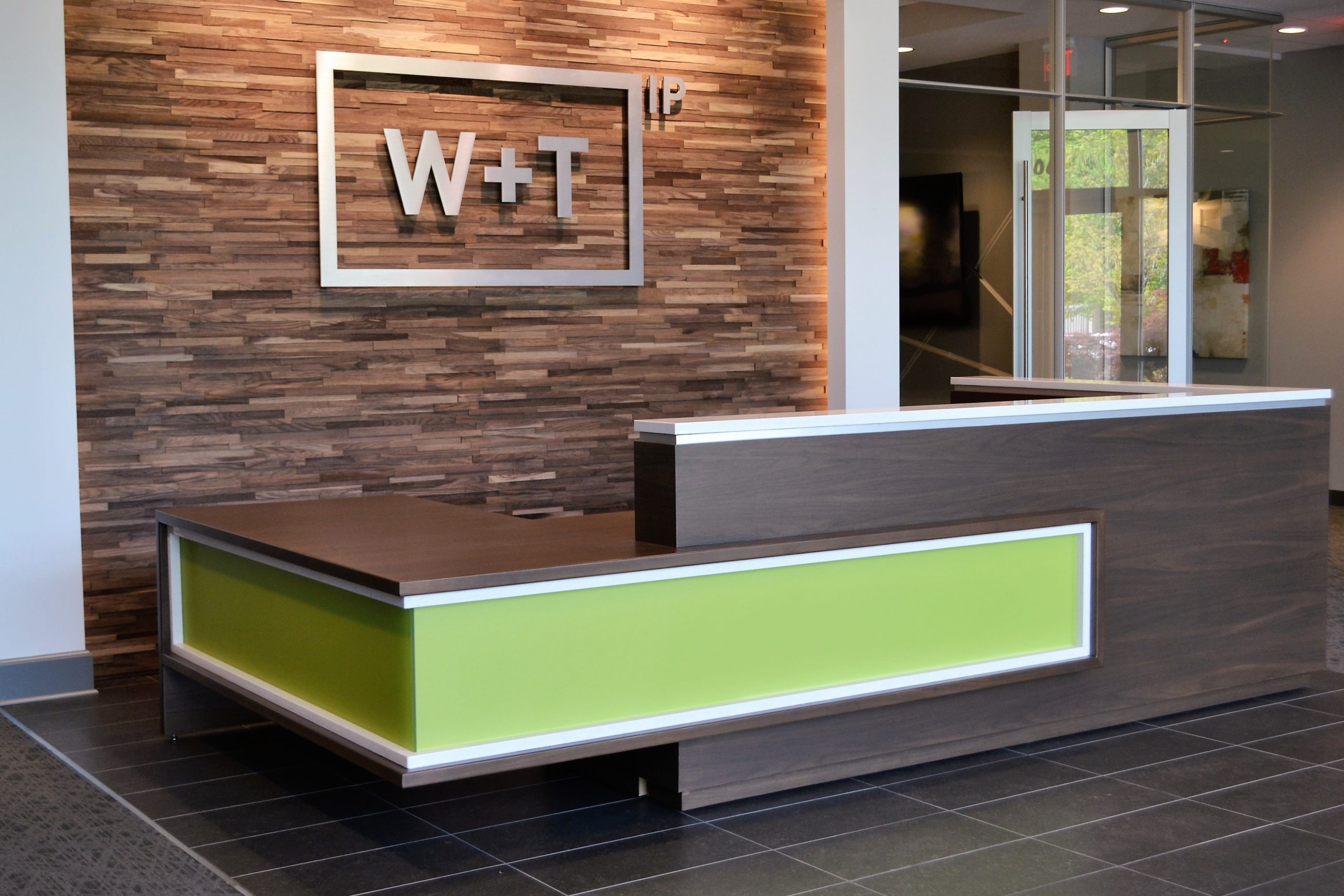 reception desk portfolio